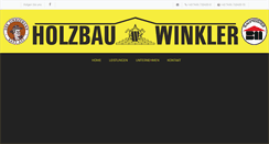 Desktop Screenshot of holzbau-winkler.at